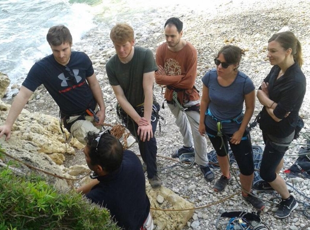 Grupo listo para la aventura