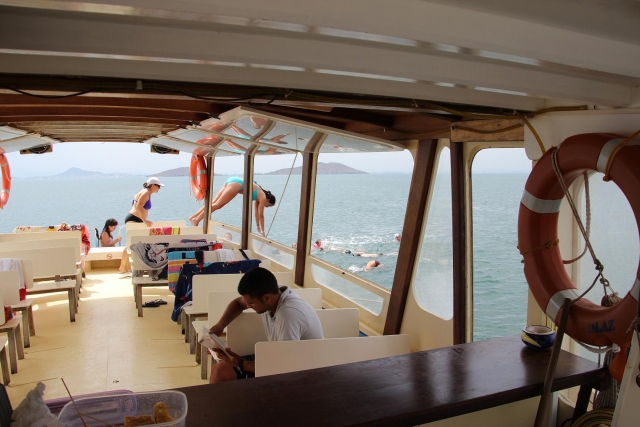  Interior of the boat 