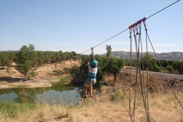  Lancio della zip line 