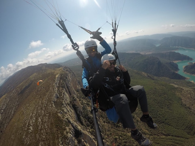  Parapendio biposto dal Montsec 