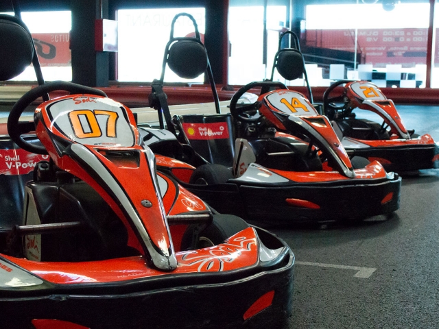  Kart preparati per una gara 