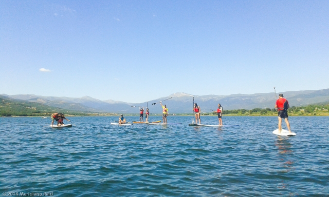  SUP ride through Lozoya 