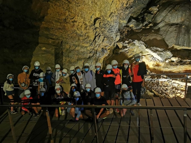  Inside the cave 