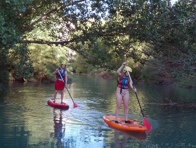 Equilibrio impegnativo sulla tavola SUP 