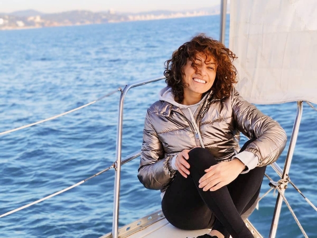 En la cubierta del barco