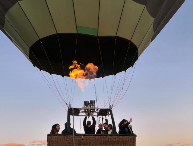  Mit dem Ballon fliegen