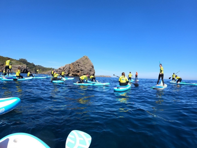 SUP en la playa