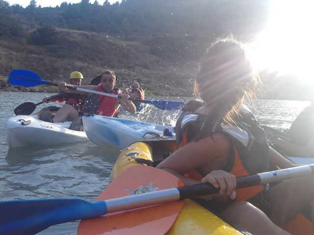 Paseando en kayak