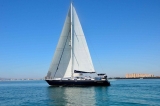 Alquiler de velero con patrón desde La Manga 8h