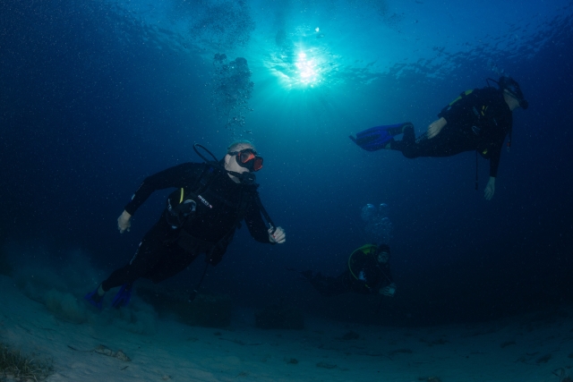 Buceando por los fondos marinos de Ibiza