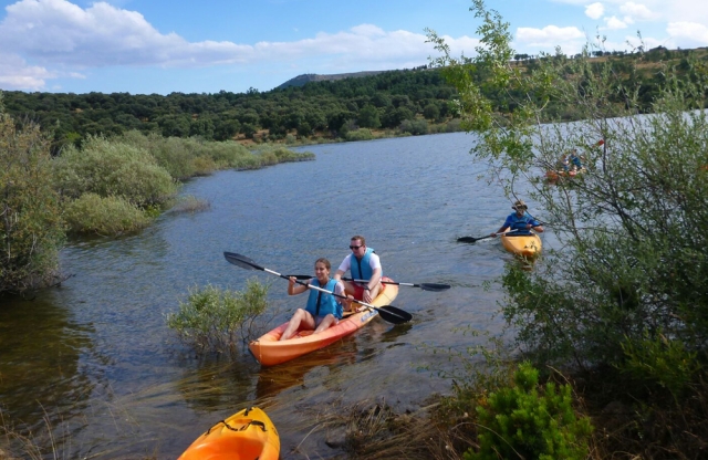 Canoë sur la rivière Cuervo 