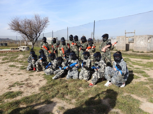  Paintball game in Madrid 