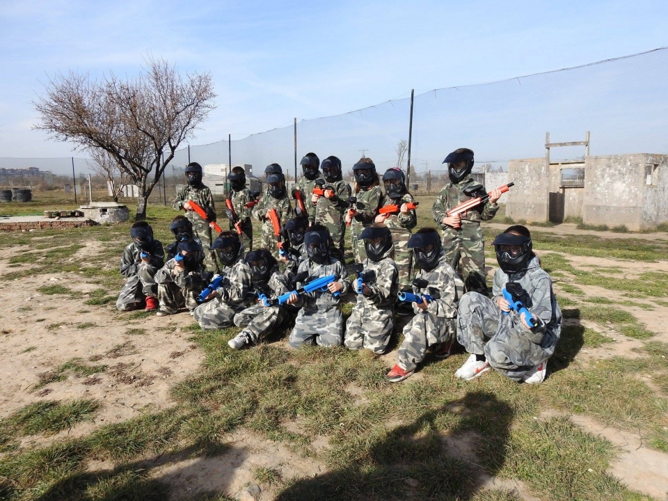  Paintball game in Madrid 