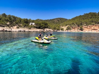 Jetski-Runde nach Cala Salada, 30min