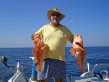 Pesca de corrico leve, El Arenal, um dia