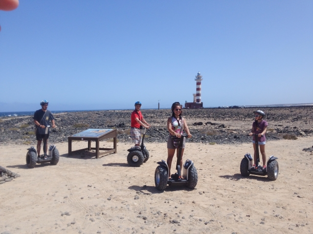 recorrido del sendero en el Faro