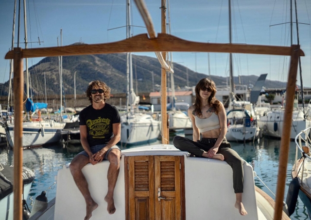 A bordo del barco en Altea