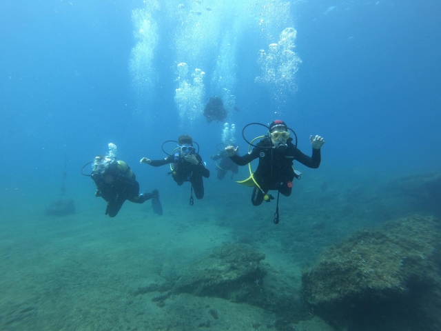 Baptême de plongée 