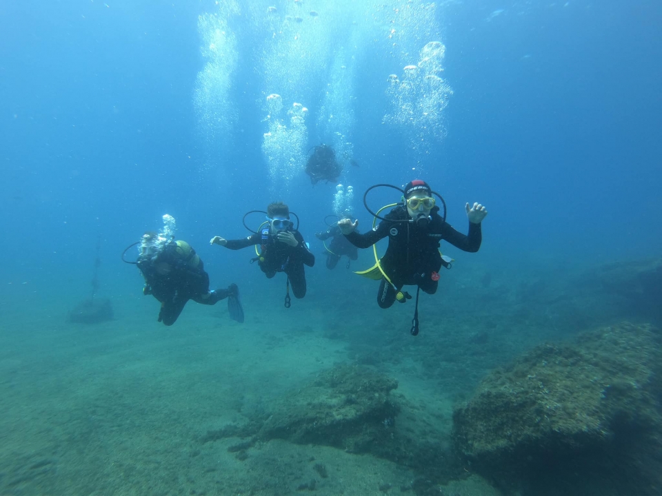 Baptême de plongée 