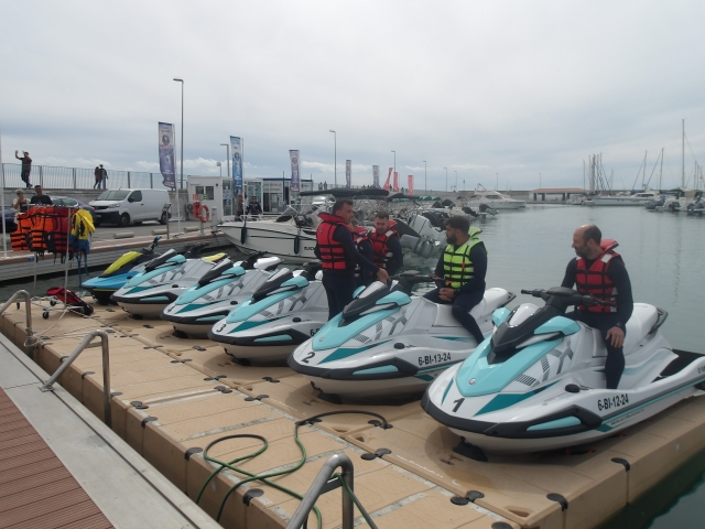 Before starting the jetski route 
