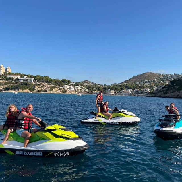  Itinéraire en jet ski jusqu'à la Sierra Helada