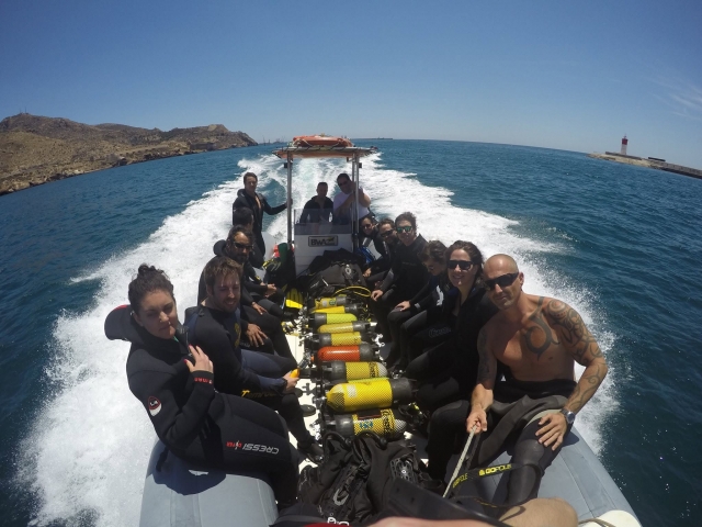 Scuba diving in Cartegena 