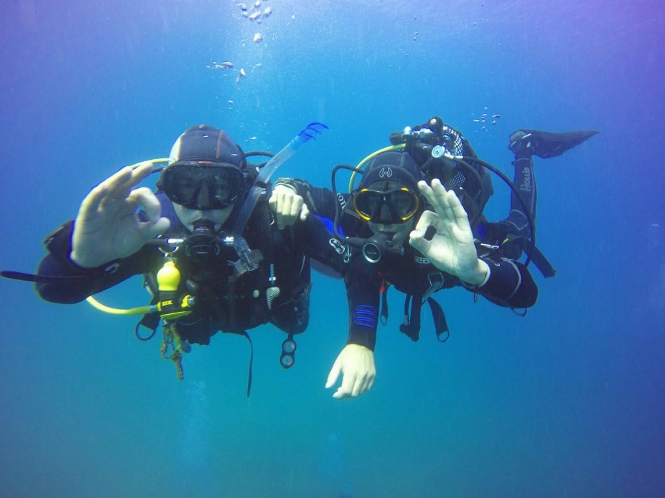  Enjoy the seabed with your partner 