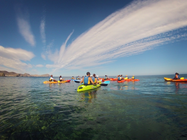  Kayak route through Cabo de GAta 