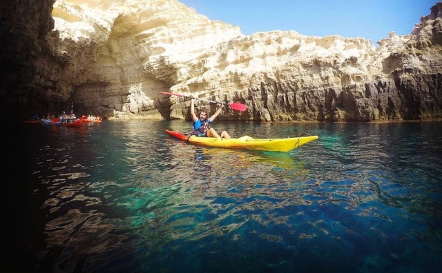  Kajak-Ausflug durch Almería. 