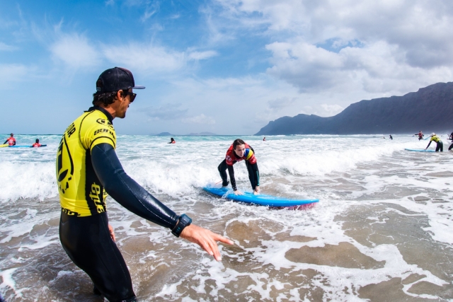 Surfing in Lanzarote 