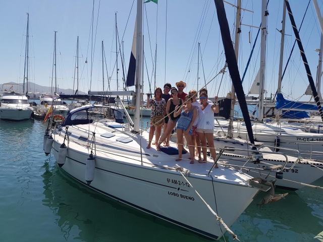  Departing on the boat 