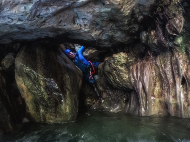 Giornata di canyoning nel Río Verde 
