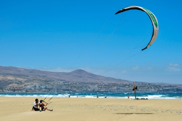 Kitesurfing course for two, level 1 or 2, Maspalomas