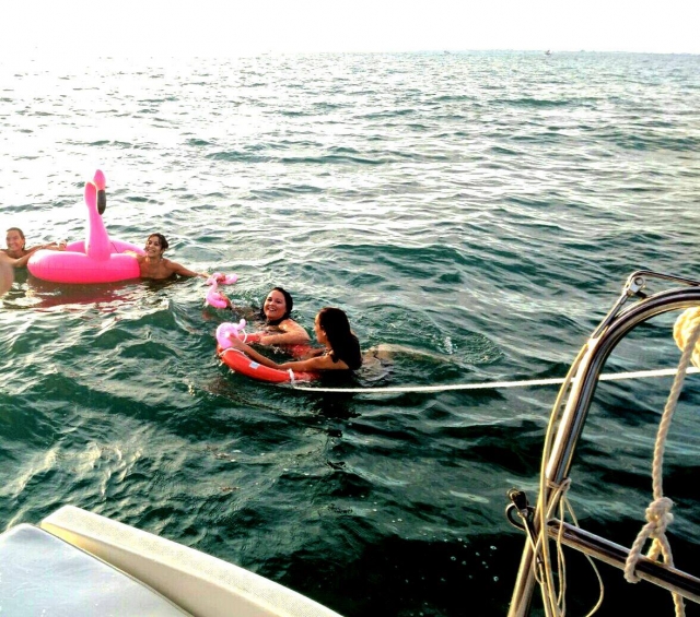  Erfrischendes Bad im Meer