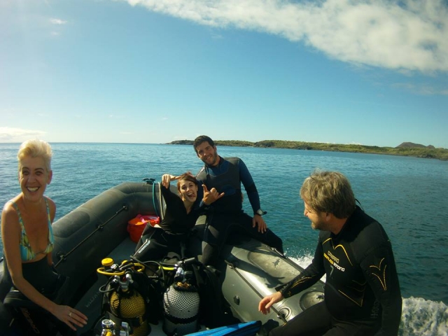 before the dive 