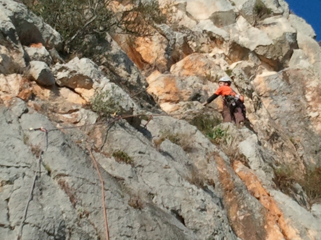  First steps in classic climbing 