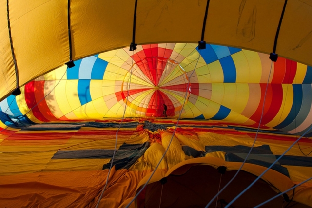 Inflado del globo 