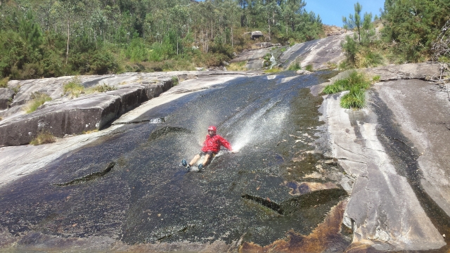  Rutsche im Canyoning-Rundgang 