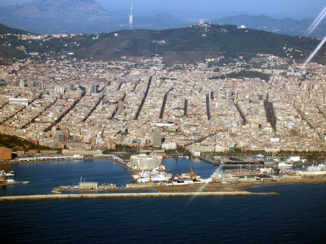  Barcelona from the air 