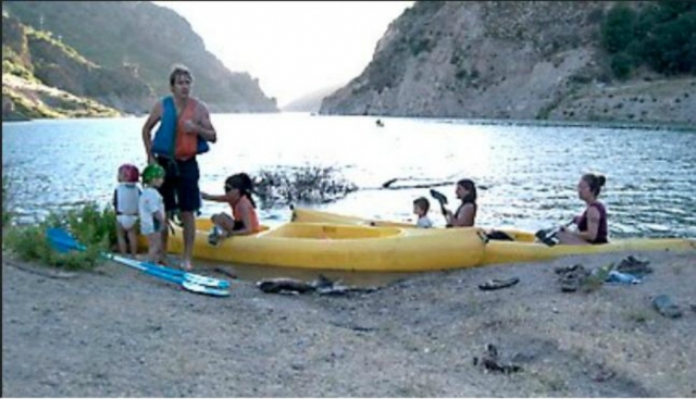  antes de iniciar o percurso de canoa 