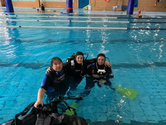  Ready for our dive 