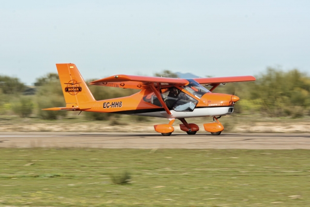 Small plane flight in Casarrubios 