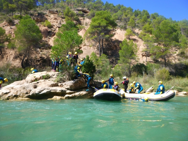  Rafting dans le camp de Villagordo del Cabriel 