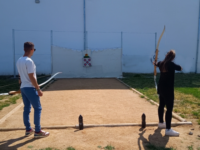 Sesión de tiro con arco en Ledesma, 1h30min