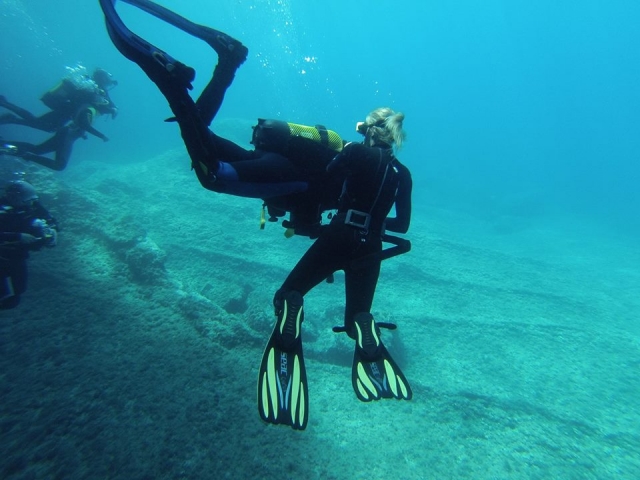 Bautismo de buceo en Mazarrón 
