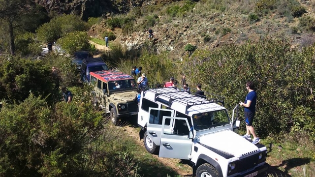 Camino montañoso en 4x4