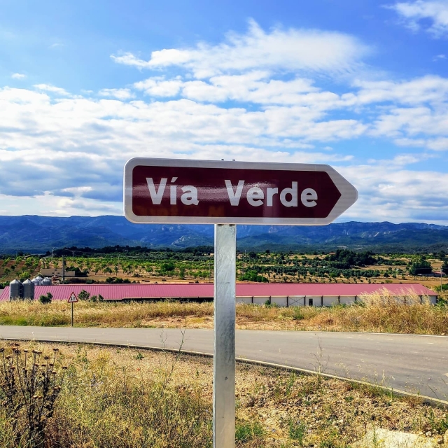  Percurso BBT ao longo da Via Verde 