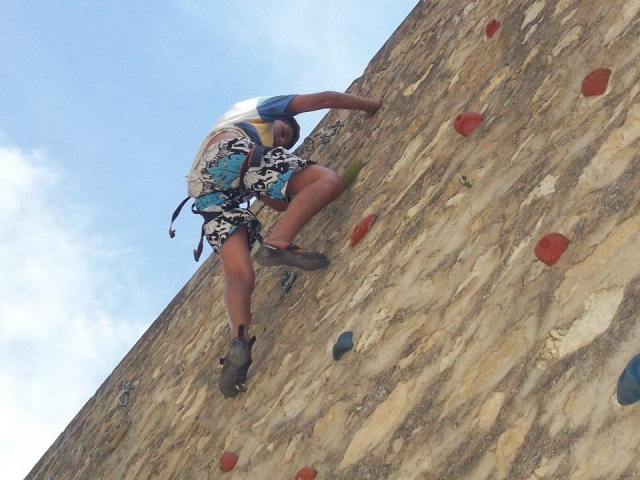  Parete da arrampicata