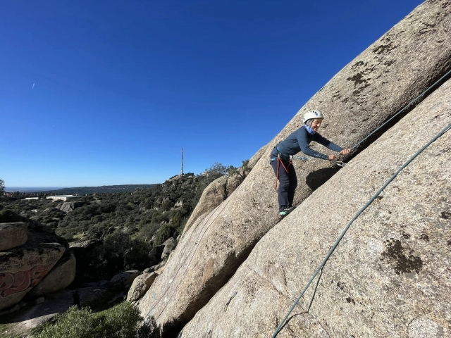  climbing the walls of Guadarrama