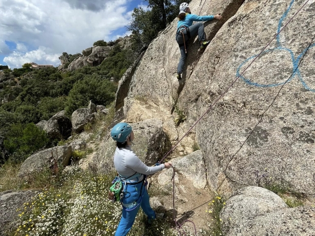  climbing in the Sierra de Madrid 